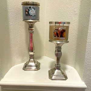 Pottery Barn Candle Holder Set.